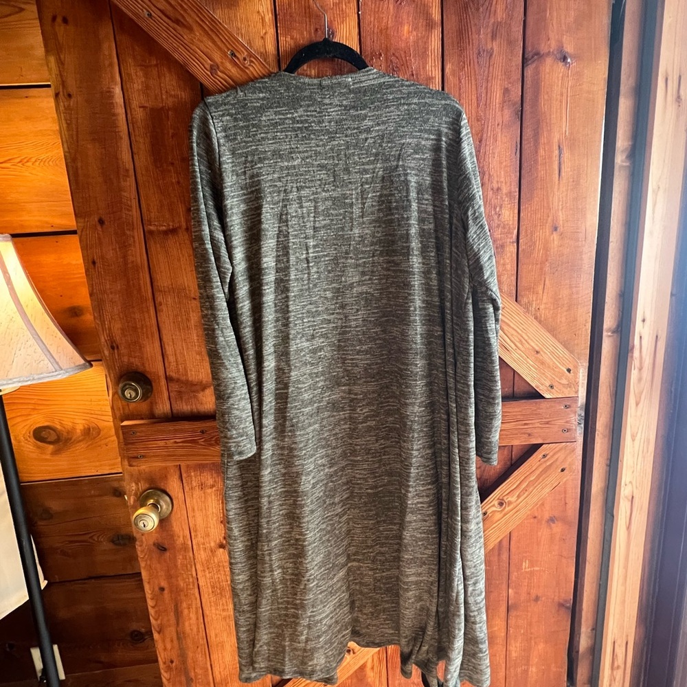 LuLaRoe Olive Green Cardigan - Picture 5 of 5